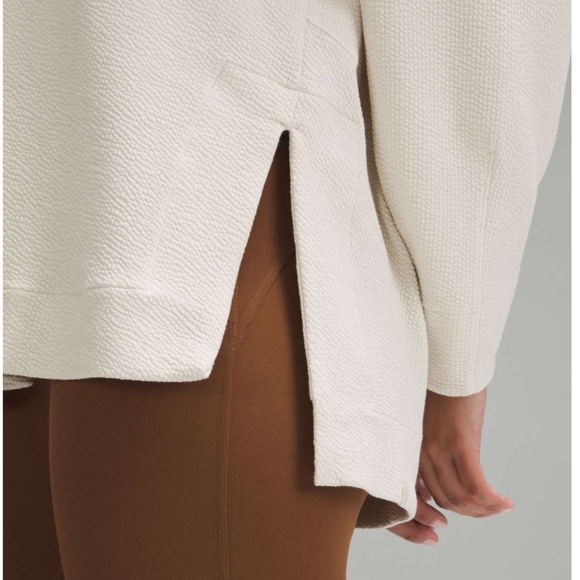 Lululemon Textured V-Neck Pullover Bone - Picture 6 of 13